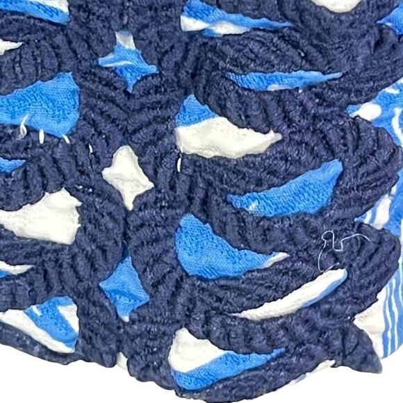 Lilly Pulitzer Annabelle Shift Blue Nautical Mini Sleeveless 100% Cotton Dress 4 - Picture 5 of 16